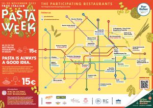 Map, True Italian Pasta Week, Berlin
