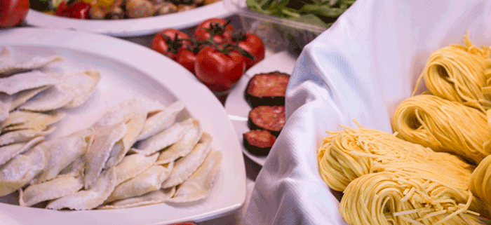 Homemade italian cuisine